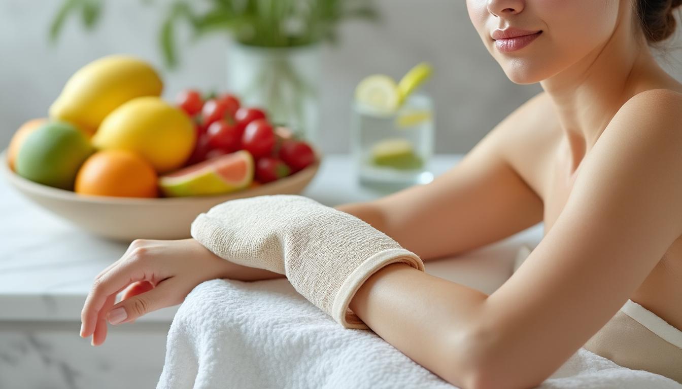 descubra cómo usar eficazmente un guante exfoliante para obtener una piel suave, lisa y radiante. siga nuestros consejos simples para una exfoliación perfecta.