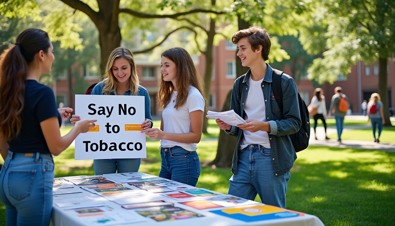 découvrez comment les étudiants s'impliquent activement dans la lutte contre le tabac au sein de leur établissement pour promouvoir un environnement sain et sans fumée.