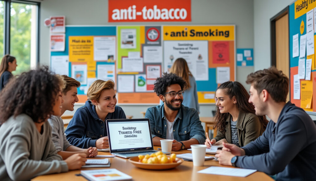 découvrez comment les étudiants s'impliquent activement dans la lutte contre le tabac au sein de leur établissement scolaire, en promouvant des actions de sensibilisation et de prévention.