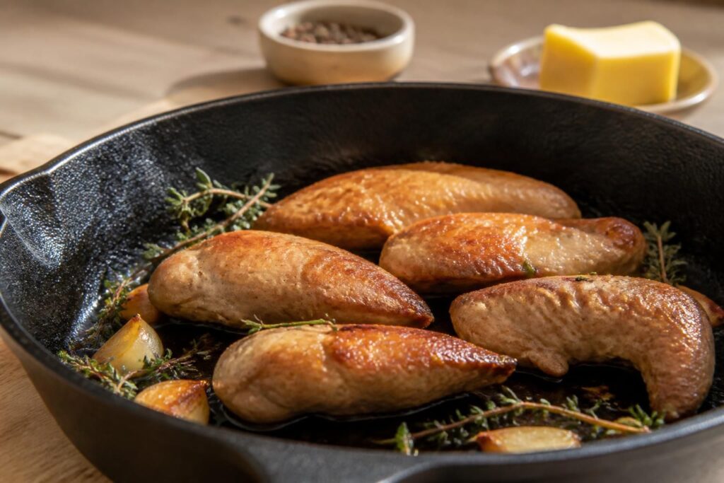 découvrez nos astuces pour réussir la cuisson des aiguillettes de canard à la poêle, pour une viande tendre et savoureuse à chaque fois.