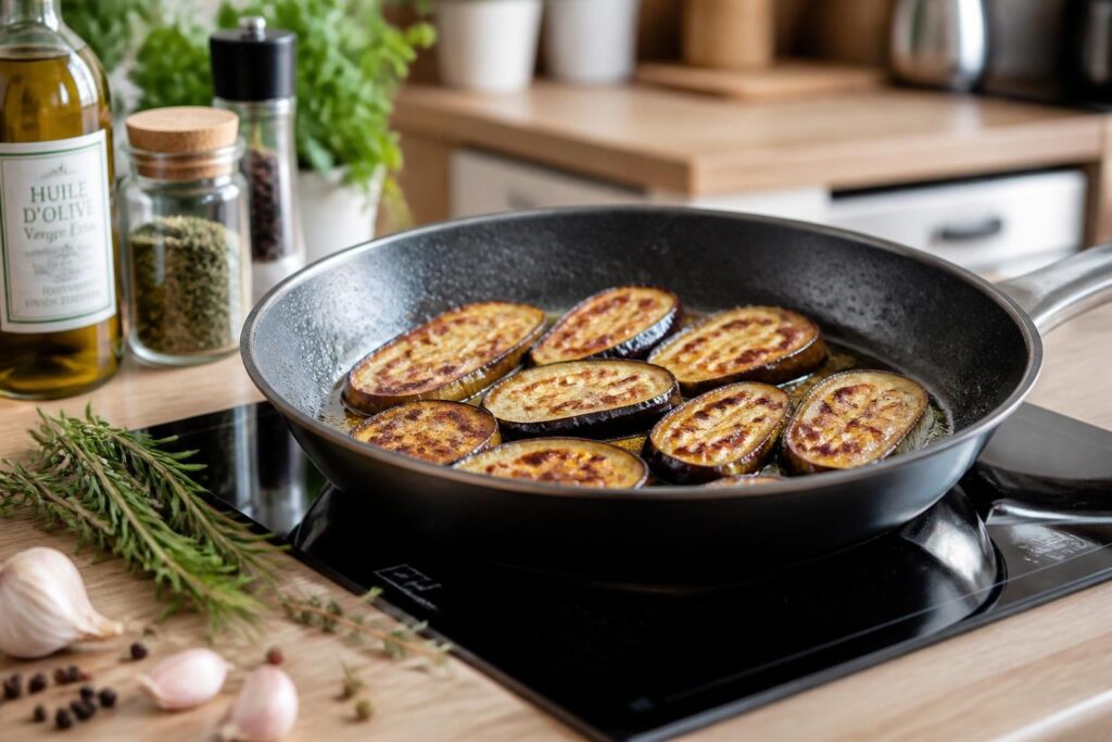 découvrez nos astuces faciles pour cuisiner l'aubergine à la poêle rapidement tout en conservant toute sa saveur.