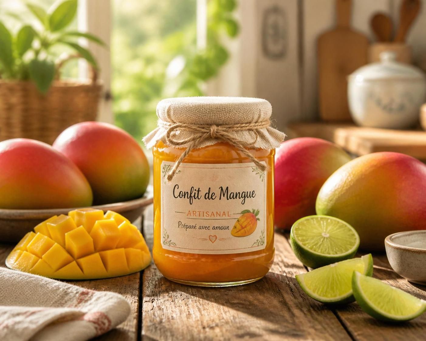 découvrez le confit de mangue, l'allié sucré-salé parfait pour sublimer vos plats d'été avec une touche exotique et gourmande.