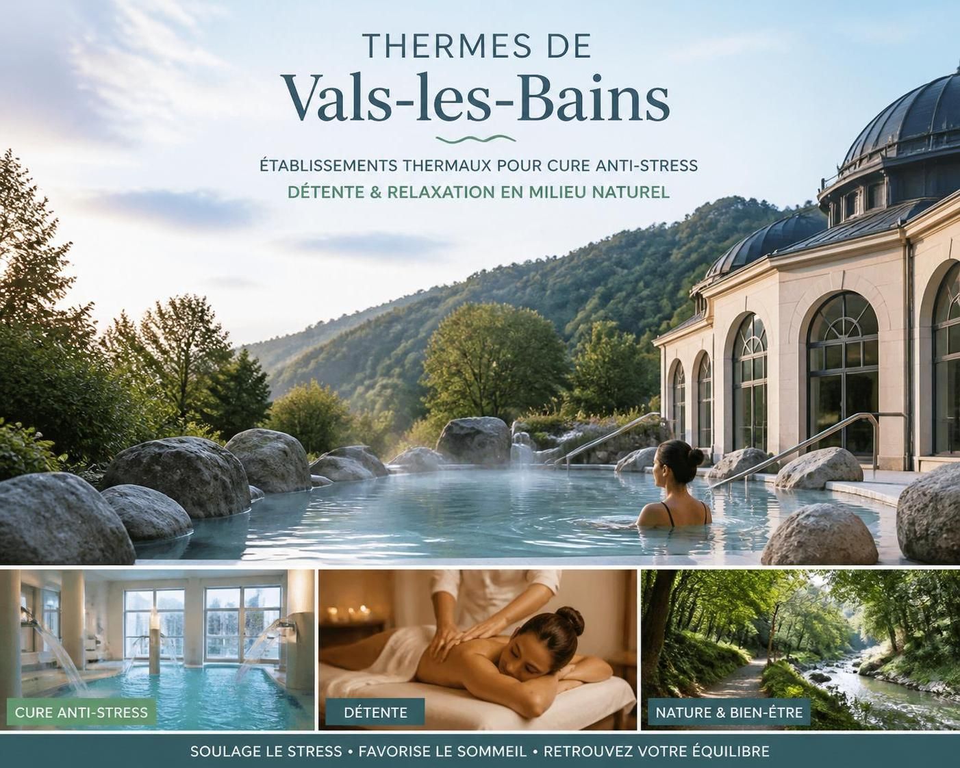 découvrez les bienfaits d'une cure thermale anti stress pour apaiser votre corps et votre esprit, réduire l'anxiété et retrouver un équilibre naturel.