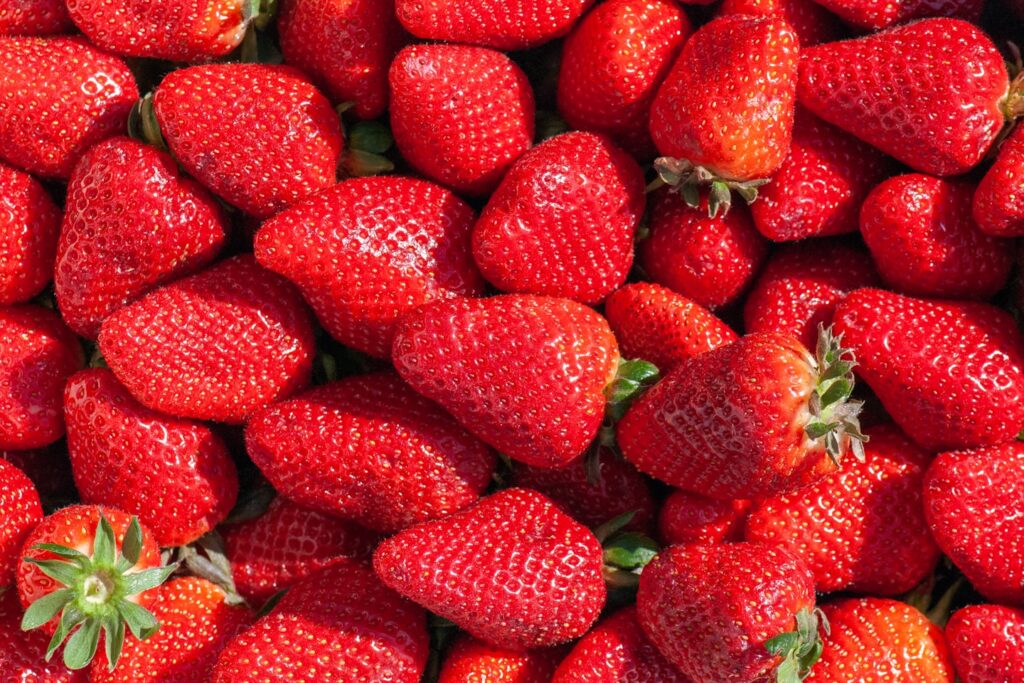 Box of strawberries
