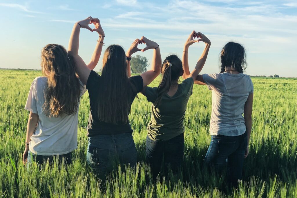 I shot this picture in a breathtaking wheat field in Mexico as the sun was going down. I love how it captures their individaul personalities and who they are as a collective. Together they are facing all the world throws at them. They are each other’s safe harbor. As a mother it blesses my heart to know she has such incredible friend to do life with.