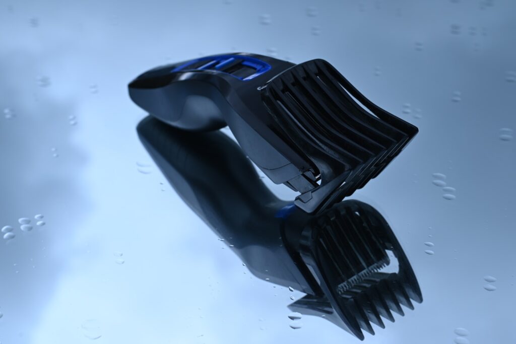 Electric Hair Clipper on the mirror