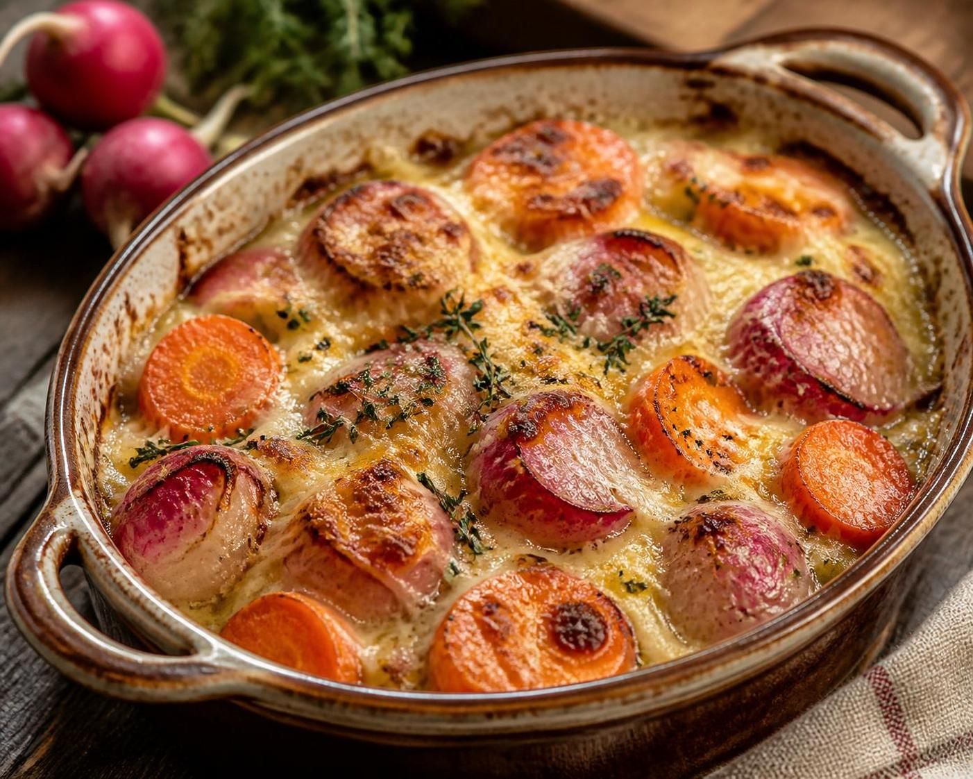 découvrez notre recette simple de gratin de radis cuits pour sublimer ce légume oublié et régaler votre famille avec une touche gourmande et originale.