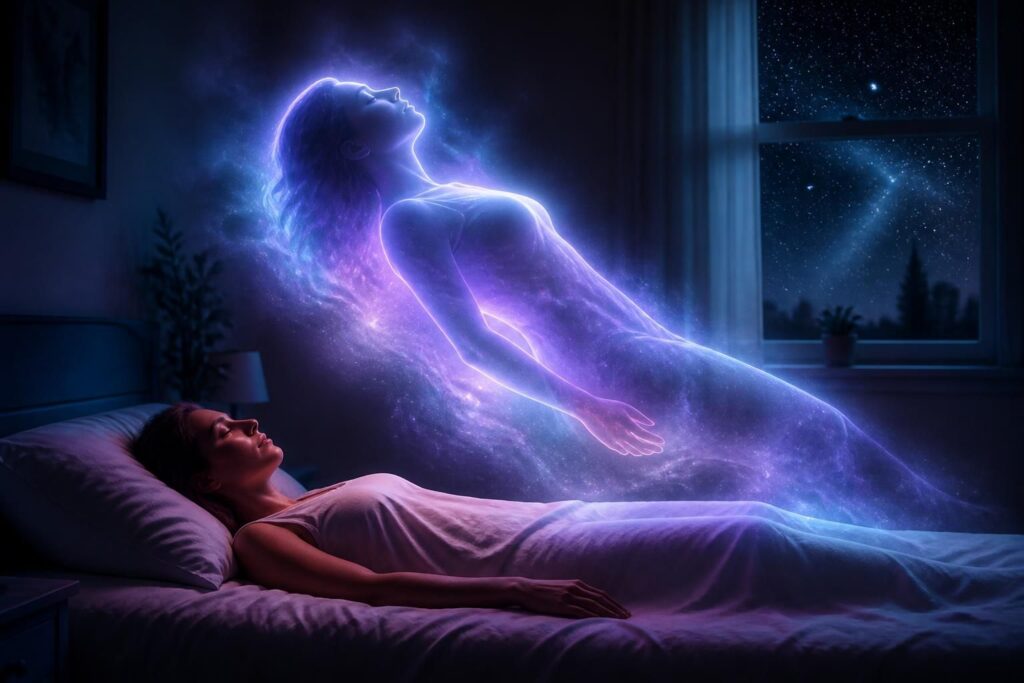 découvrez les secrets du voyage hors du corps et explorez ce que révèle vraiment l'expérience du corps astral sur la conscience et l'au-delà.