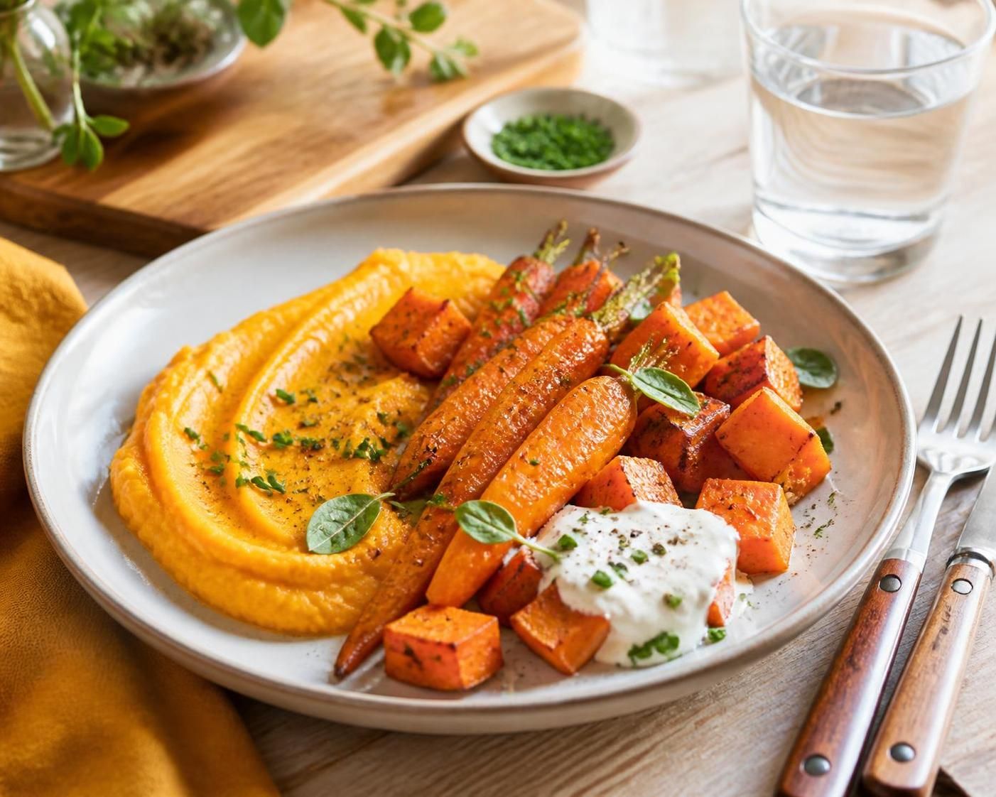 descubra uma receita saborosa que combina cenouras e batata-doce para pratos saudáveis e saborosos, perfeitos para toda a família.