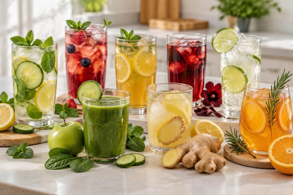 découvrez 8 idées de boissons sans sucre ajouté pour varier vos pauses et accompagner vos objectifs minceur, avec des options simples et savoureuses.