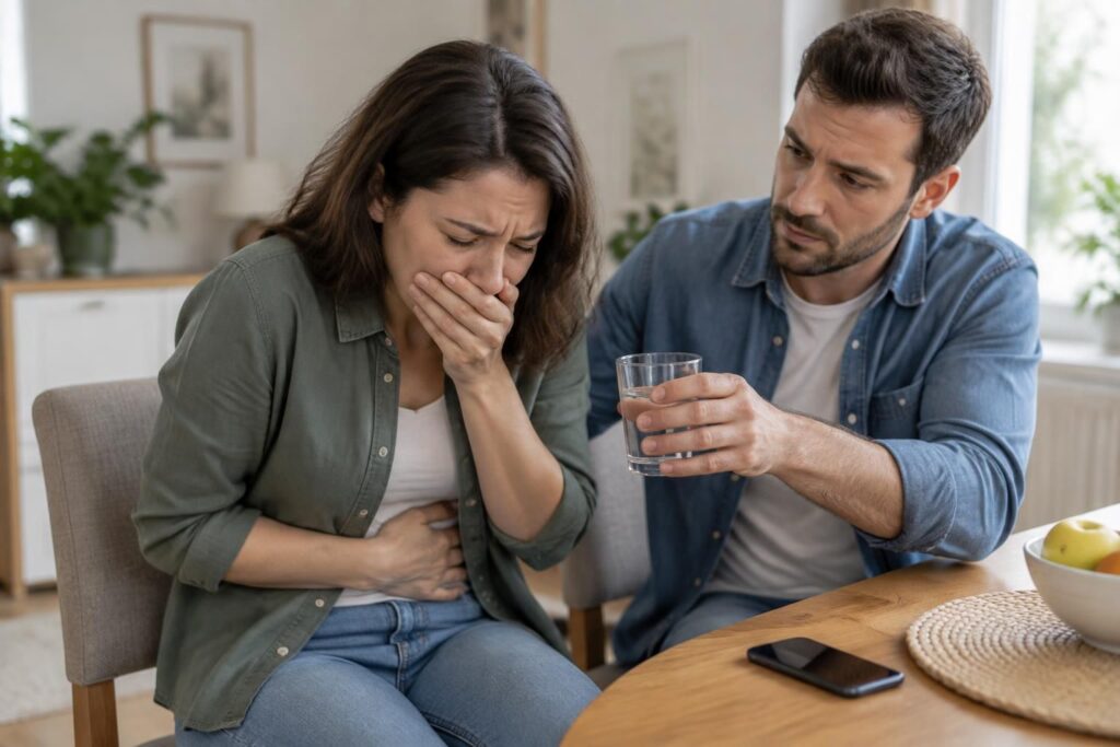 nausées, digestion difficile, maux de tête… découvrez les symptômes souvent appelés « crise de foie » et les gestes à adopter pour vous soulager.
